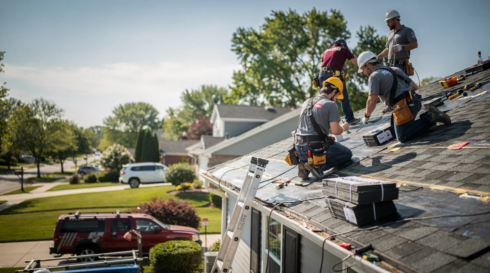 Roof Repair in Hanover Park, IL around you